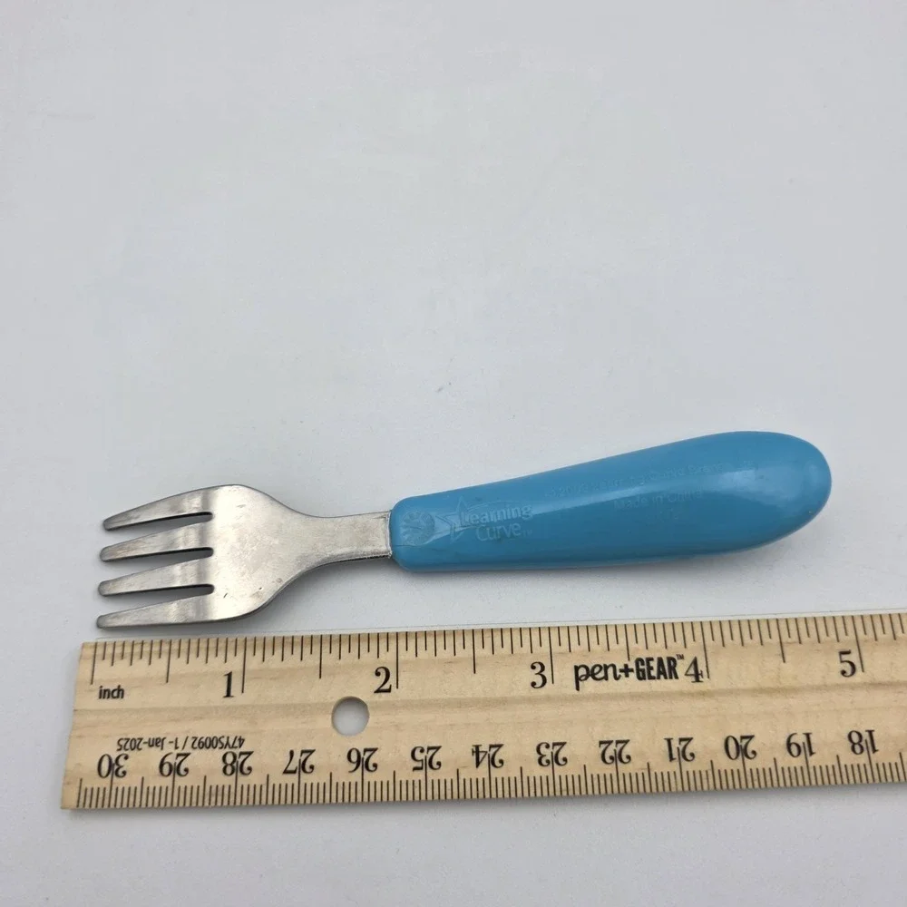 Vtg Disney Finding Nemo Stainless Fork Flatware Utensils Toddler Learning Curve